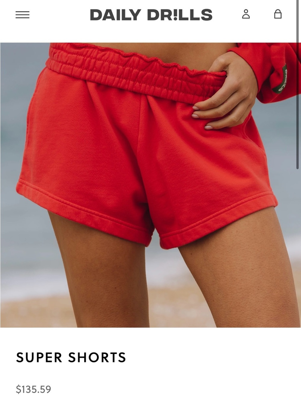Daily Drills Super Shorts - Red and Yellow